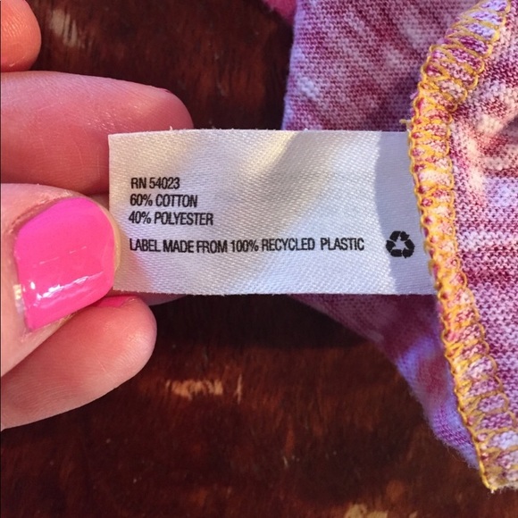 GAP Pink & Yellow Ombré Casual Tee - Picture 11 of 13